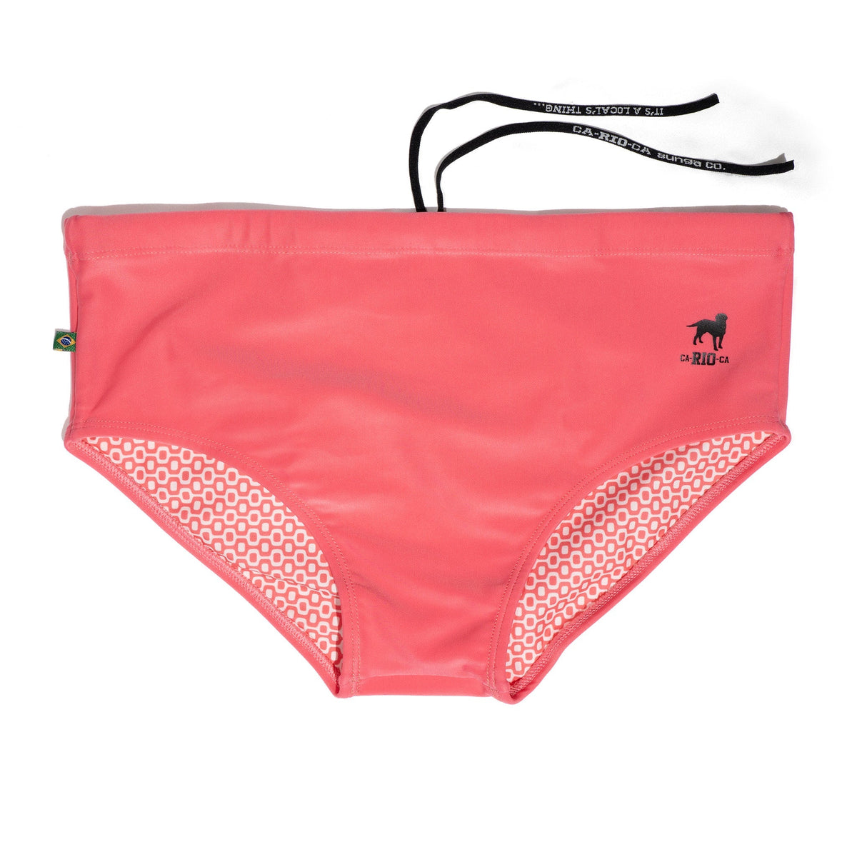 CA-RIO-CA PINK POP Herren-Badehose Sunga - Strandmode für Männer