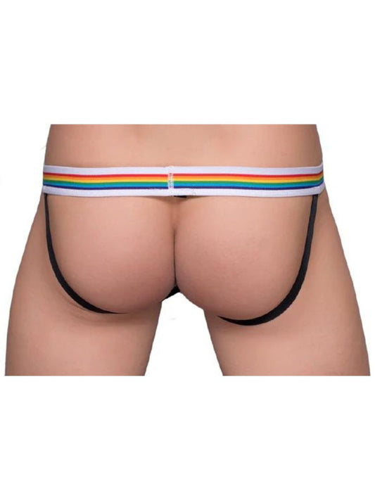 Pride USA Men's Sheer Mesh Archery Jockstrap Open Back Underwear