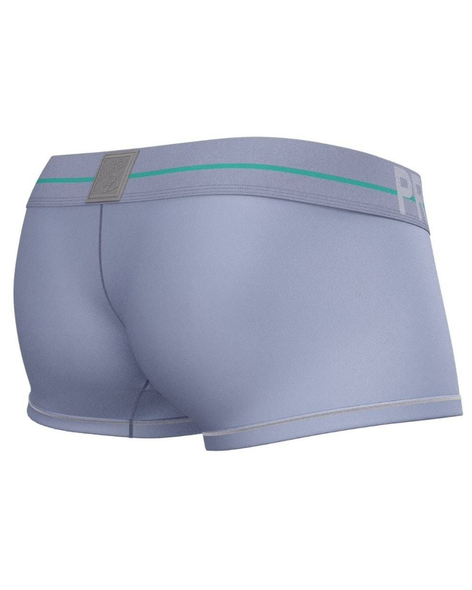 Private structure moux4103 mo lite mid waist lilac trunk with light gray fabric teal stripe and silver logo tag