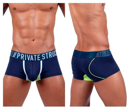 Private Structure Herrenunterwäsche BAUT4389 Athlete Trunks Farbe Navy Ranger