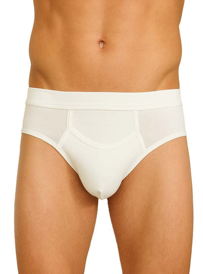 White men’s briefs purecomfort cotton brief with smooth seamless design and supportive waistband