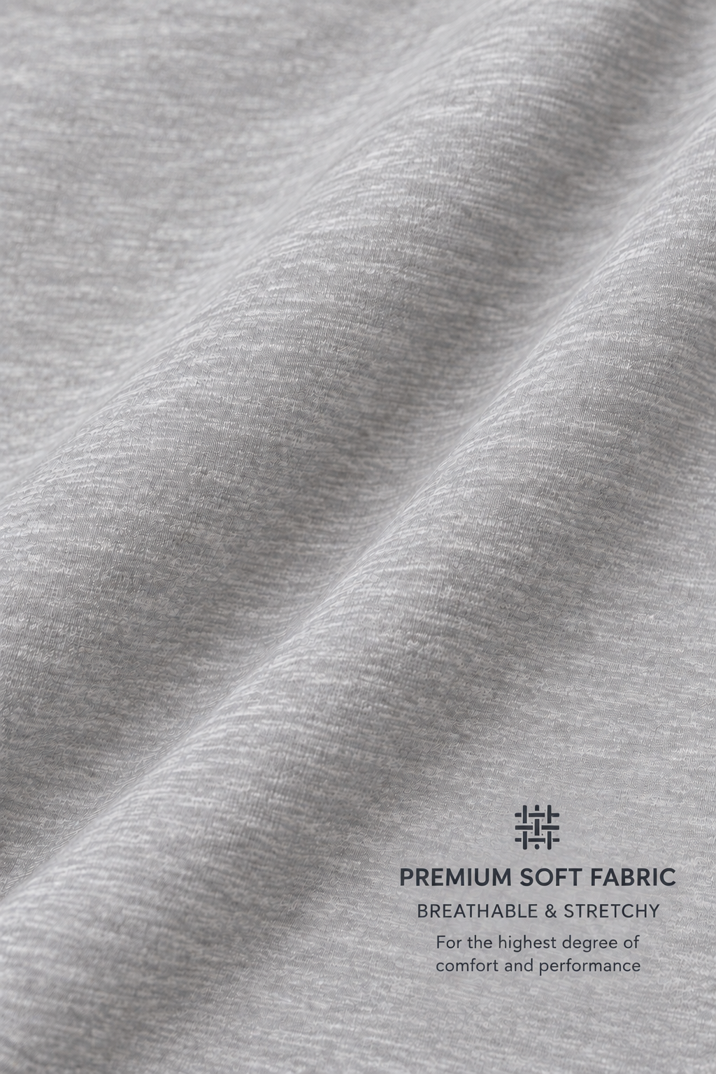Jed North Men's Quarter-Zip Training Long Sleeve - Heather Gray