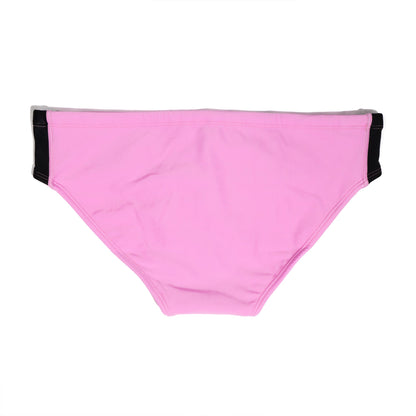 CA-RIO-CA Recorte Rosa - Sunga de bain unie pour homme - Mode de plage pour hommes