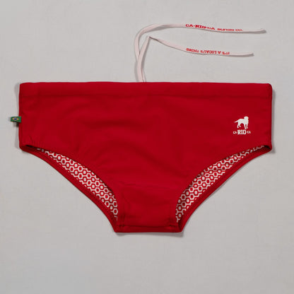 CA-RIO-CA Low Rise Solids Cut Sunga - Male Bathing Suit