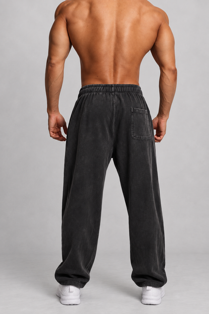 Jed North Men's Relaxed Balloon Joggers - Washed Charcoal