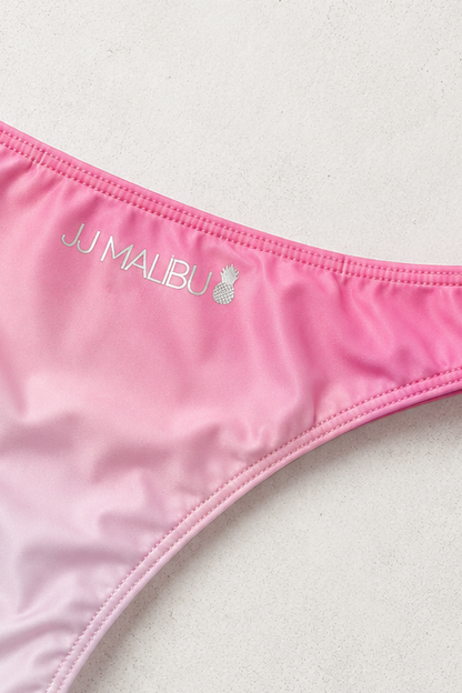 JJ Malibu Men's Renaissance Low-Cut Swim Bikini Briefs for Men - Pink Ombre