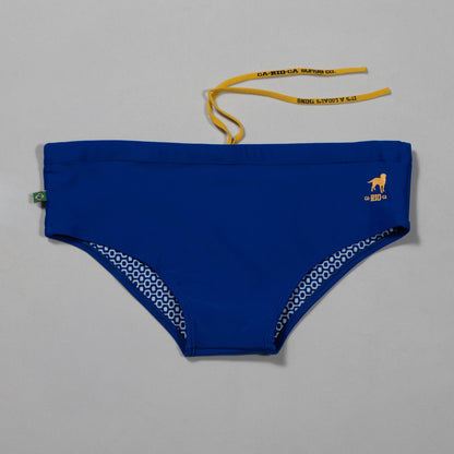 CA-RIO-CA Low Rise Solids Cut Sunga - Male Bathing Suit