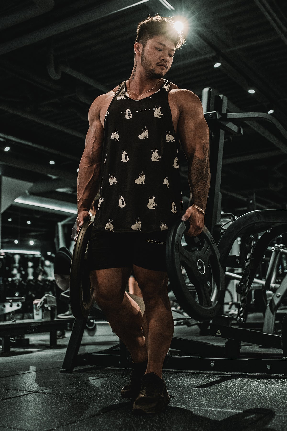 Jed North Men's Graphic Muscle Stringer - Bulldogs