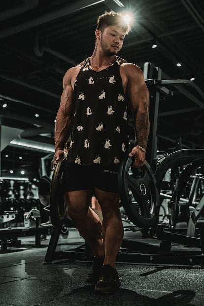 Jed North Men's Graphic Muscle Stringer - Bulldogs