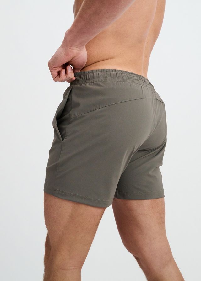 ST33LE Textured Mesh Stretch Performance Shorts - Concrete