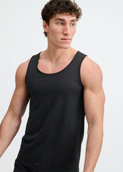 ST33LE Textured Stretch Mesh Performance Tank - Black