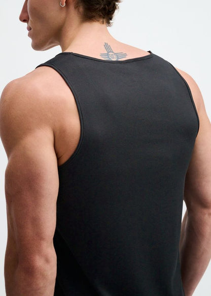ST33LE Textured Stretch Mesh Performance Tank - Black