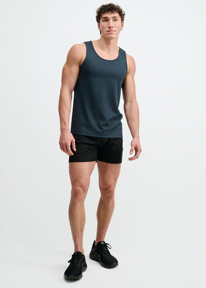 ST33LE Textured Stretch Mesh Performance Tank - Mariner