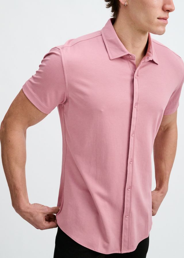 ST33LE Stretch Knit Shirt - Carnation