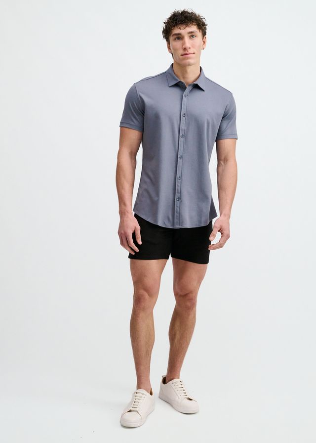 ST33LE Stretch Knit Shirt - Gravel