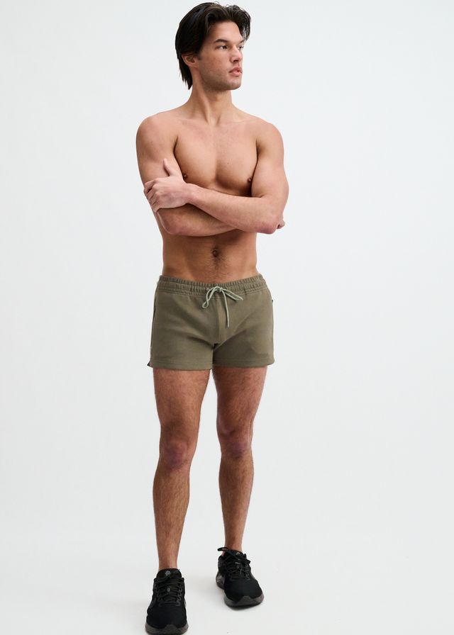 ST33LE 3.5" Stretch Short W/ Contrast Piping - Combat