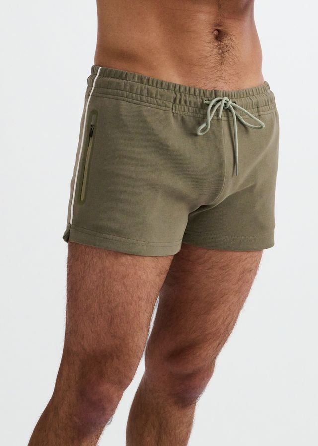 ST33LE 3.5" Stretch Short W/ Contrast Piping - Combat