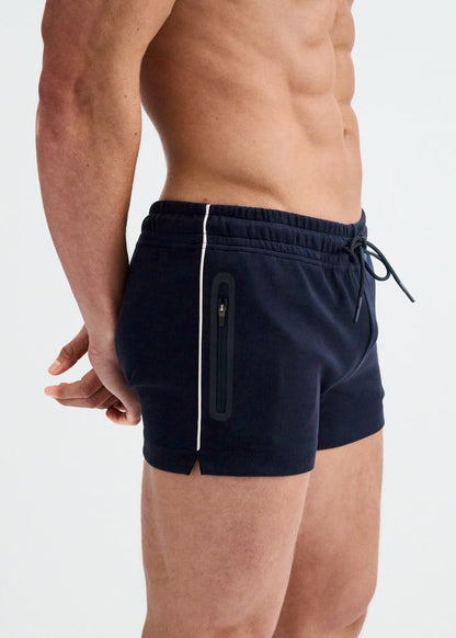ST33LE 3.5" Stretch Short W/ Contrast Piping - Navy