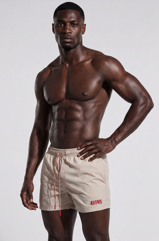 Adonis by Kyhry Men's Sandstone Swim Shorts