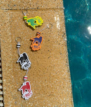 CA-RIO-CA Logo-förmiger schwimmfähiger EVA-Schaumstoff-Schlüsselanhänger für Boote