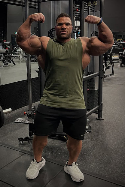 Jed North Men's Apollo Men's Sleeveless Training Tee - Olive