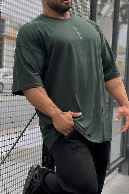 Jed North Men's Energy Oversized T-Shirt - Forest Green