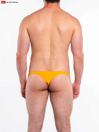 Go Softwear 2055 Men's T-Back Thong - Daffodil