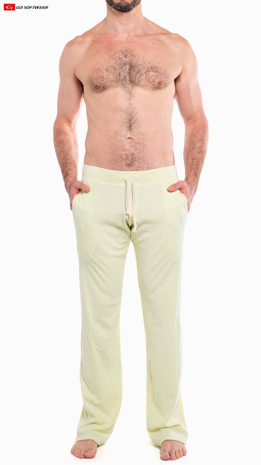 Go Softwear 4663 Men's So Cal Lounge Pant with Pockets - Lemon Grass