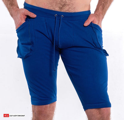 Go Softwear 4764 Herren L. A. Wash Yoga-Shorts - Royalblau