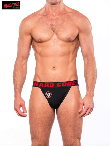 Hard Core 3909 Men's Suck it Piggy Jockstrap - Black