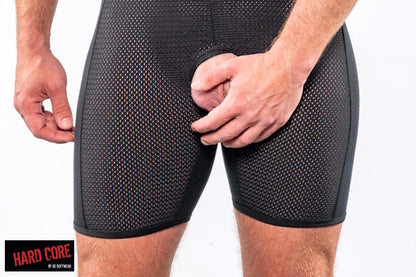 Hard Core 3907 Herren Suck it Piggy C-Ring-Singlet - Schwarz