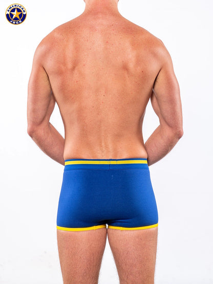 AMERICAN JOCK 8023 Men's Gym 7" Trunk - Olympian Blue