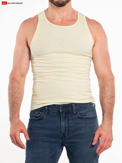 Go Softwear 4615 Herren So Cal Ripp-Tanktop - Zitronengras