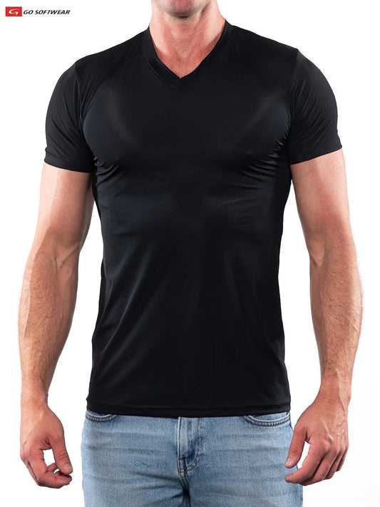 Go Softwear 9507 Herren Skins V-Shirt - Schwarz