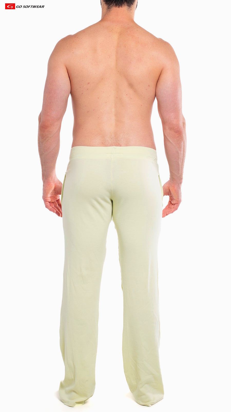 Go Softwear 4663 Men's So Cal Lounge Pant with Pockets - Lemon Grass