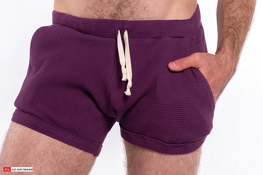 Short pour homme Go Softwear 4681 So Cal 10" avec poches - Prune