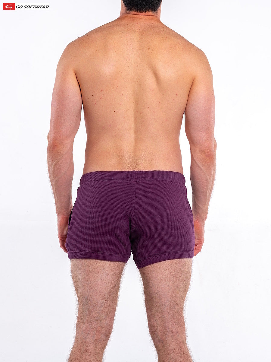 Short pour homme Go Softwear 4681 So Cal 10" avec poches - Prune