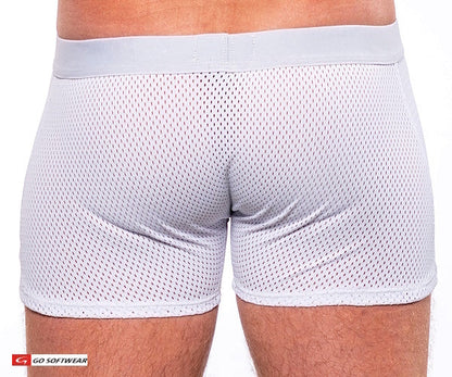 Go Softwear 2763 Men's Sport Pouch Enhancer Trunk (Non-Padded) - White