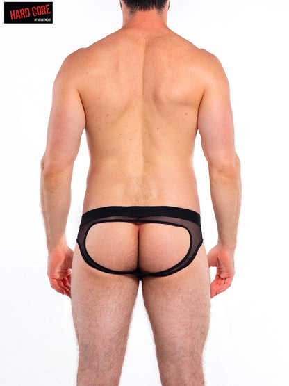 Hard Core 3320 Men's Intimates Jock Brief - Black