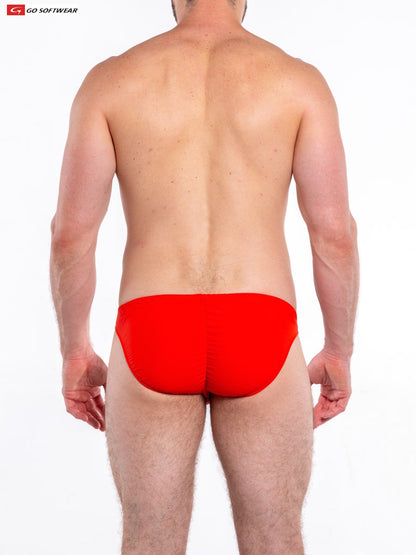 Go Softwear 4502 Men's Napoli 'Buns' Bikini Swim - Golden Poppy