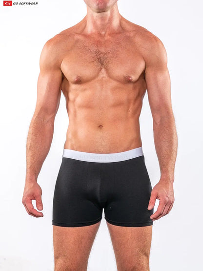 Go Softwear 2713 Men's Original Super Padded Boxer Brief (featured in The New York Times) - Black