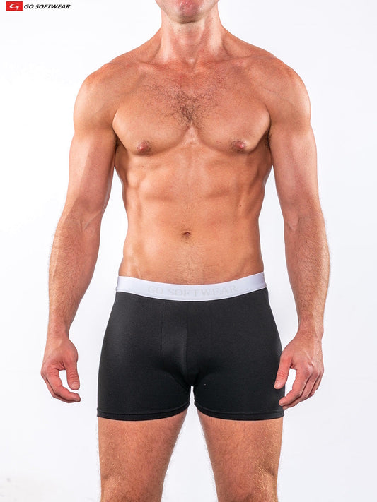 Go Softwear 2713 Men's Original Super Padded Boxer Brief (featured in The New York Times) - Black
