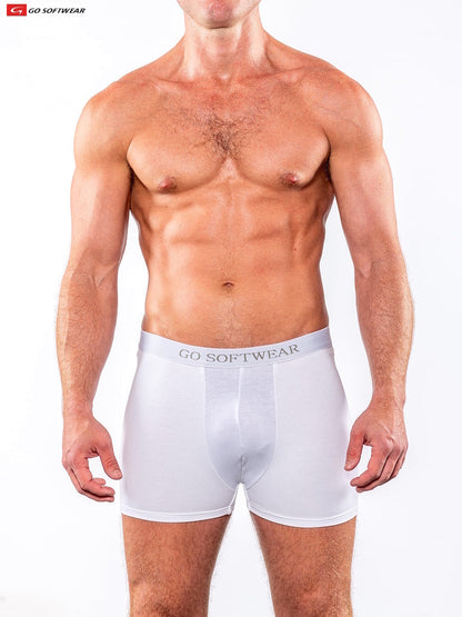 Go Softwear 2713 Men's Original Super Padded Boxer Brief (featured in The New York Times) - White