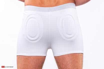 Go Softwear 2713 Men's Original Super Padded Boxer Brief (featured in The New York Times) - White
