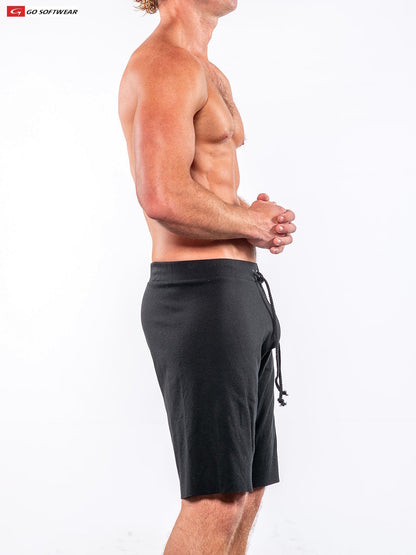 Go Softwear 4656 Herren-Shorts, 16 Zoll, abgeschnitten - Schwarz