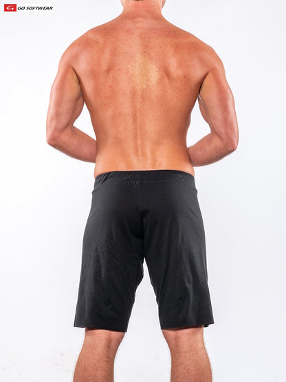 Go Softwear 4656 Herren-Shorts, 16 Zoll, abgeschnitten - Schwarz