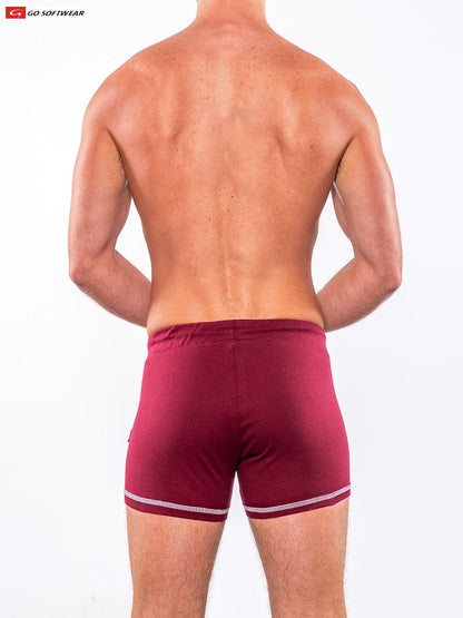 Short de sport 9" pour homme Go Softwear 4641 avec poches - Cardinal