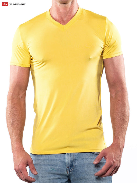 Go Softwear 9507 Herren Skins V-Shirt - Blazin Yellow