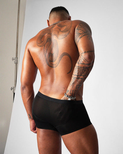 Caleçon transparent pour homme Allure de teamm8 - Noir