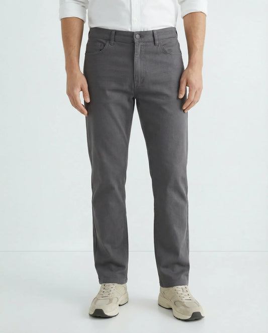 T.R. Premium Herren-Satin-Twill-5-Pocket-Hose
